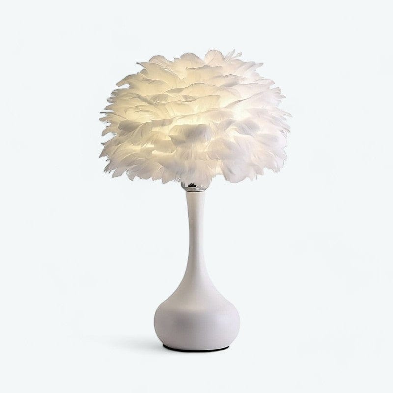 Lampe de Chevet Plume Blanche