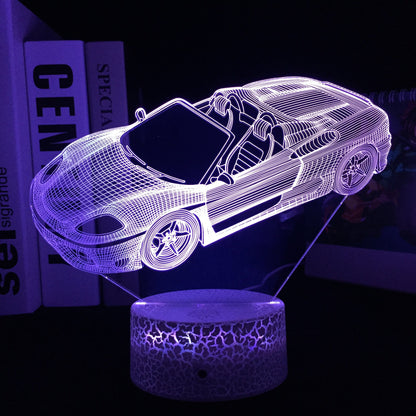 Lampe de Chevet Voiture Garçon